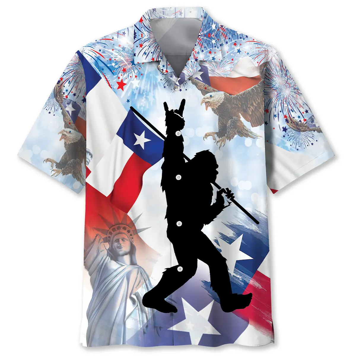 bigfoot-texas-usa-hawaiian-shirt