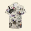 Biker Unisex Hawaiian Shirt Aloha Shirt Summer Vibe Vintage Motorcycle Route 66 Pattern HWBN2765615 - Beltina