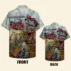 Biker Unisex Hawaiian Shirt Aloha Shirt Summer Vibe Work To Ride And Ride To Work HWBN2765605 - Beltina