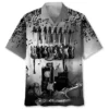 Black And White Guitarist Hawaiian Shirt HWBN2764500 - Beltina