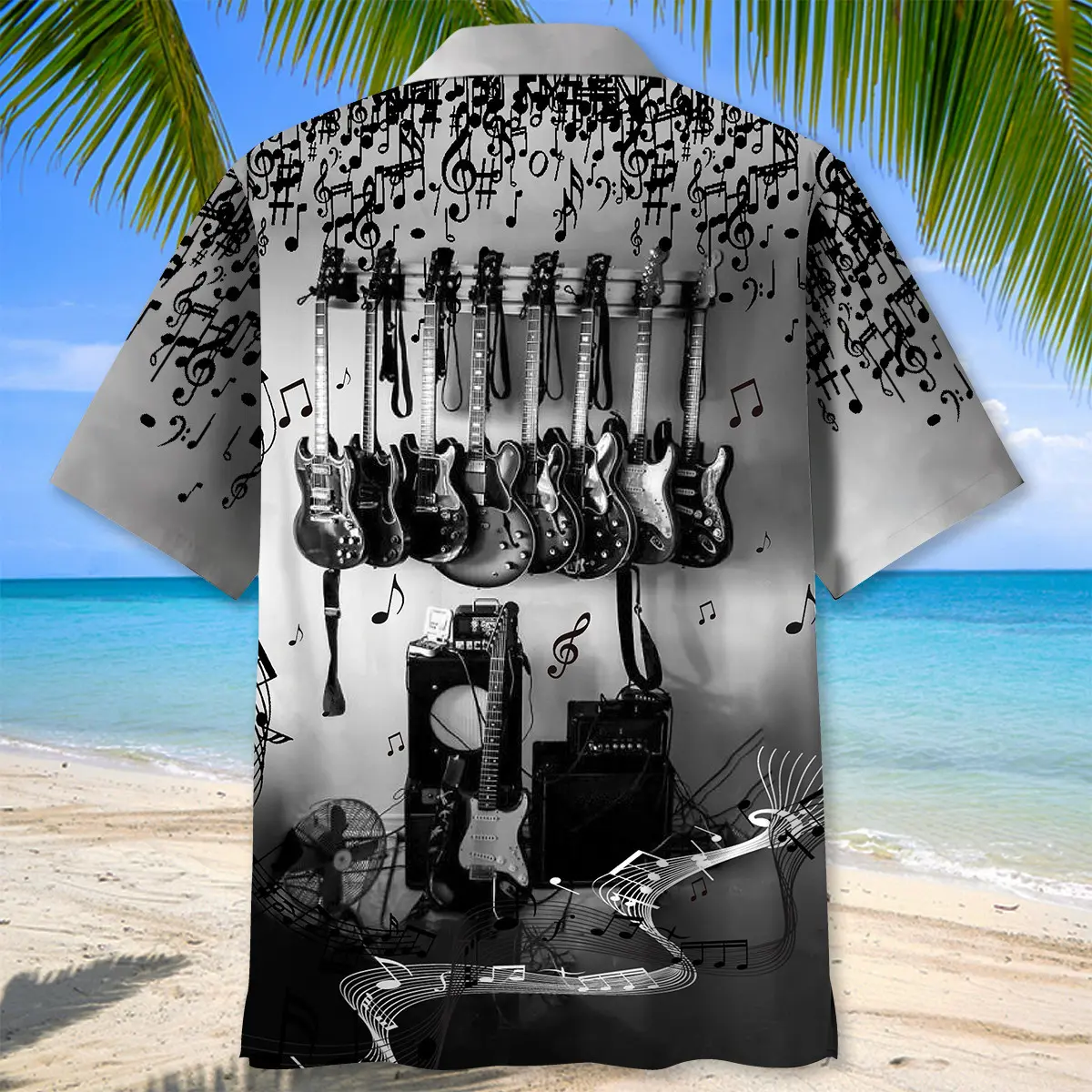 black-and-white-guitarist-hawaiian-shirt-3