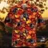 Black Angus Cattle Lovers Autumn Red Leaves Trendy Hawaiian Shirt Cow Trendy Hawaiian Shirt For Summer Gifts HWBN2765017 - Beltina
