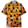 Black Cat Boo Halloween Hawaiian Shirt HWBN2763258 - Beltina