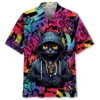 Black Cat Color Hawaiian Shirt HWBN2762835 - Beltina