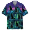 Black Cat Haunted House Hawaiian Shirt HWBN2764342 - Beltina