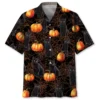 Black Cat Pumpkin Halloween Hawaiian Shirt HWBN2763237 - Beltina