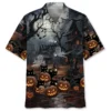 Black Cat Pumpkins Halloween Hawaiian Shirt HWBN2763260 - Beltina