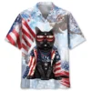 Black Cat USA Hawaiian Shirt HWBN2764219 - Beltina