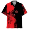Black & Red Firefighter Hawaiian Shirt HWBN2763613 - Beltina