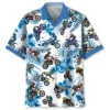 Blue Dirtbike Racing Hawaiian Shirt HWBN2763714 - Beltina