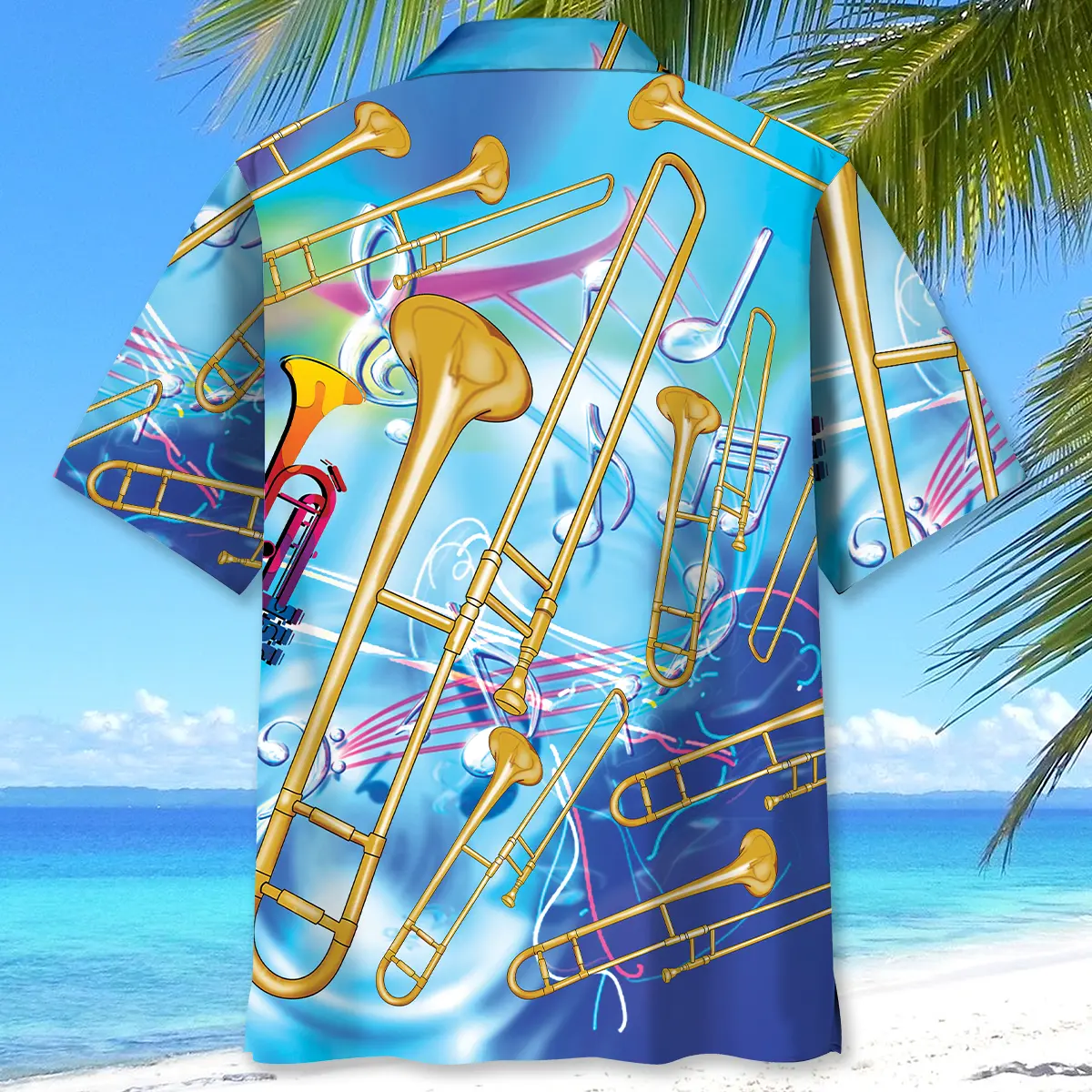 blue-golden-trombone-hawaiian-shirt-3