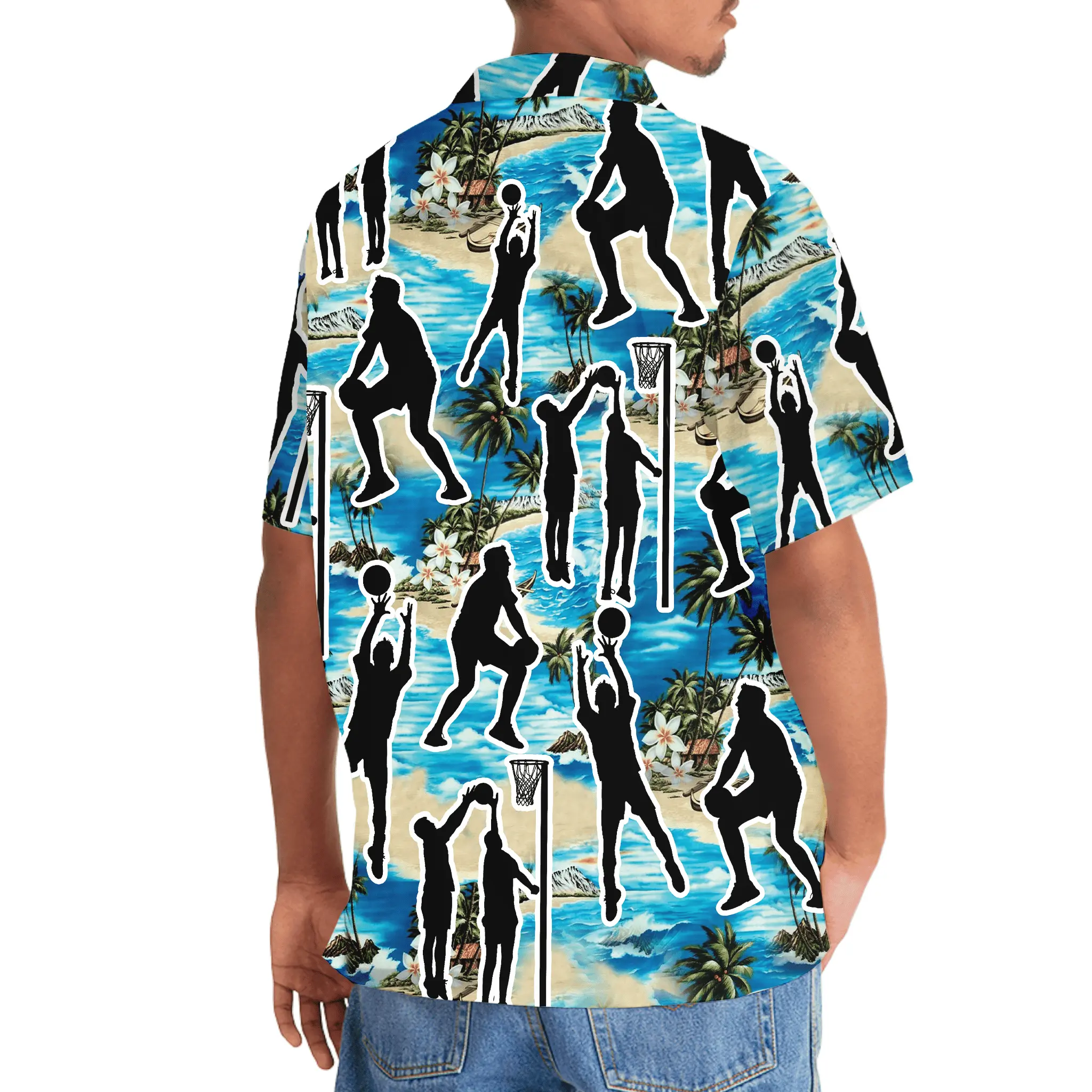blue-netball-beach-hawaiian-shirt-1