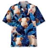 Blue Pig Hawaiian Shirt Men HWBN2762974 - Beltina