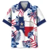 Blue Texas The Lone Star State Proud Pocket Hawaiian Shirt HWBN2764387 - Beltina