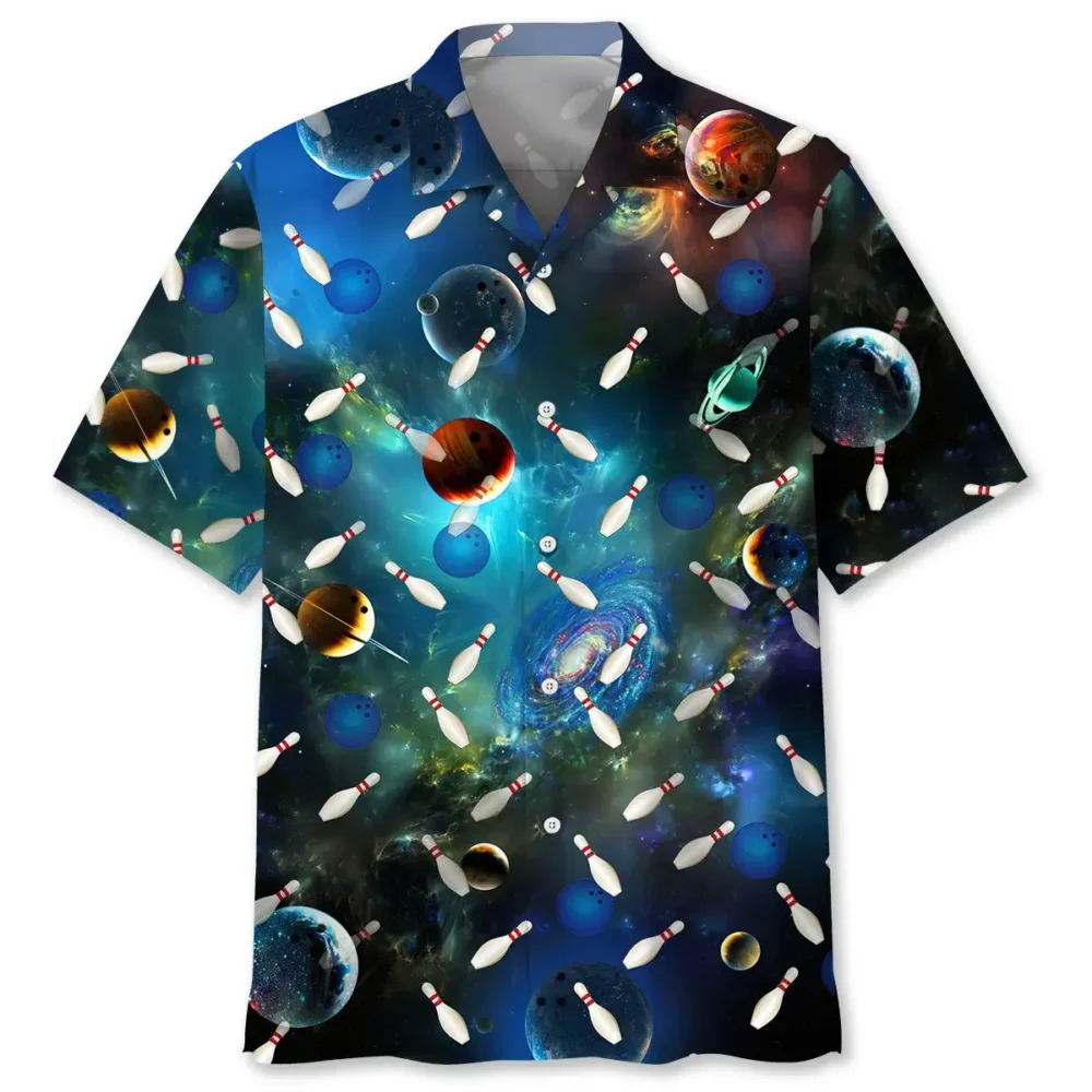 Bowling Space Hawaiian Shirt HWBN2762250 - Beltina