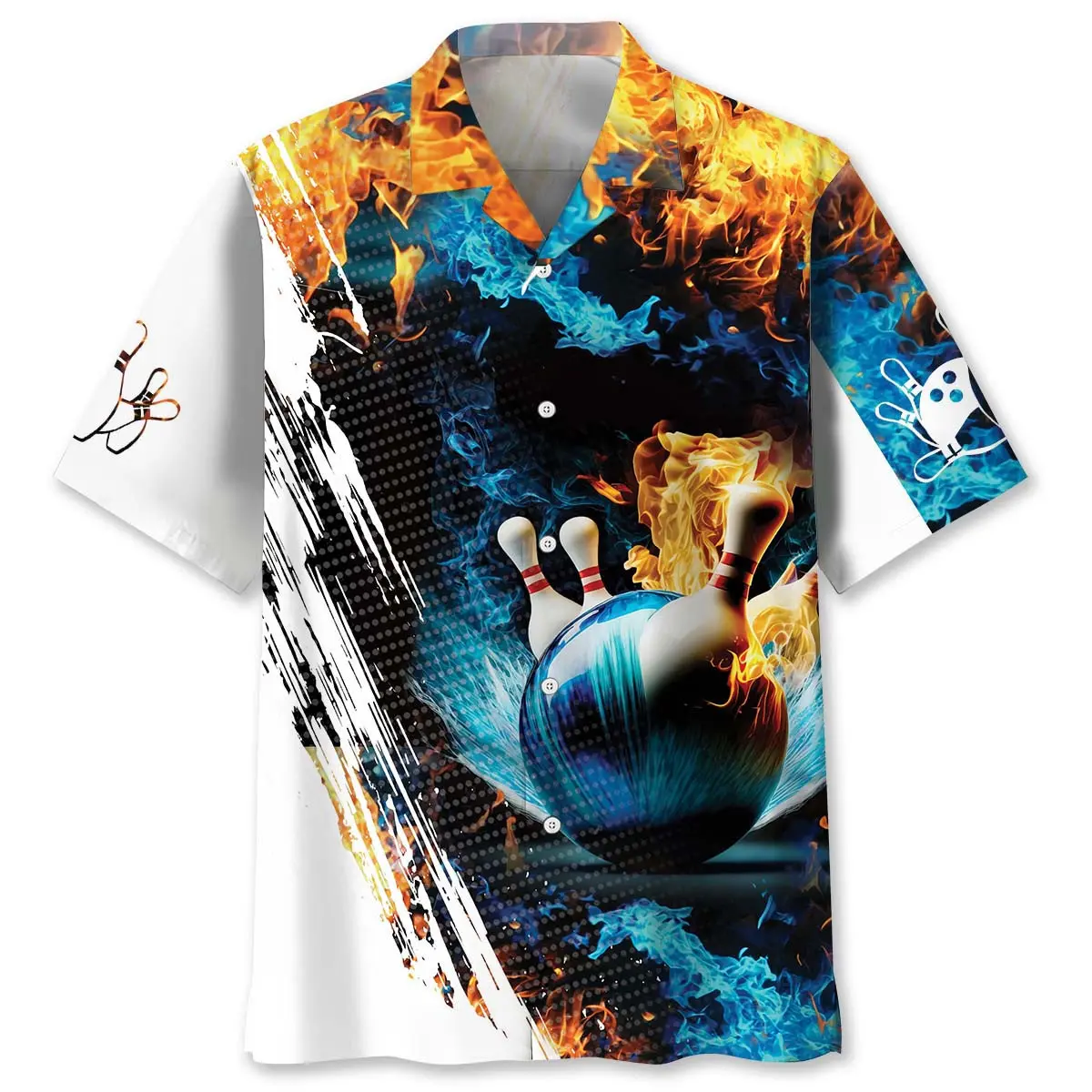 bowling-water-fire-hawaiian-shirt