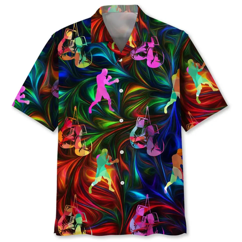 Boxing Color Hawaiian Shirt HWBN2762395 - Beltina