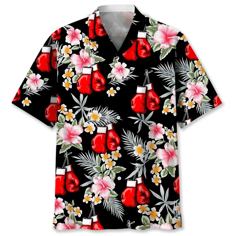 Boxing Flower Hawaiian Shirt HWBN2762396 - Beltina
