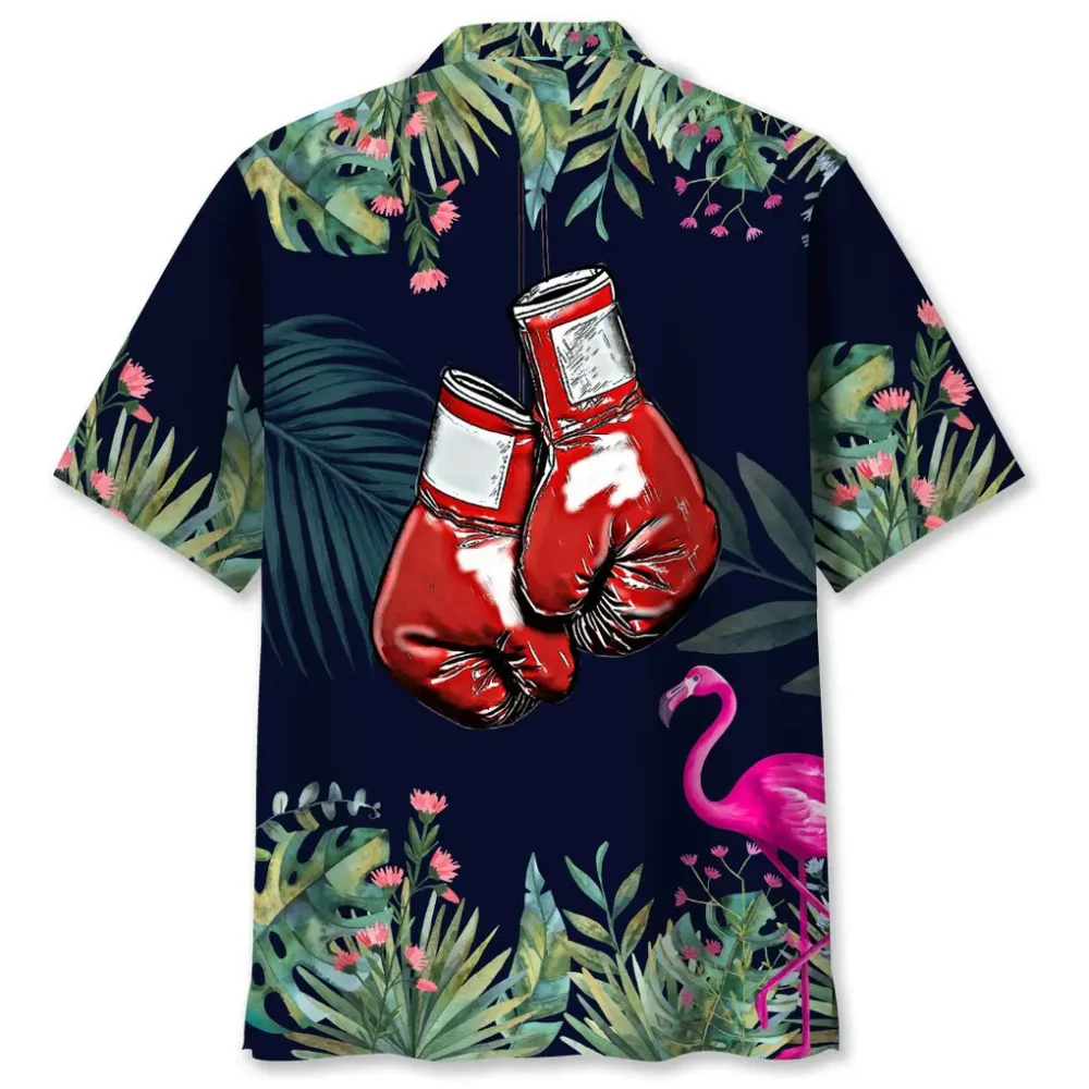 Boxing Tropical Leaf Hawaiian Shirt HWBN2762406 - Beltina