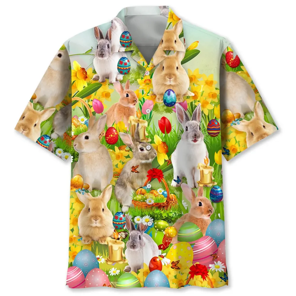 Bunny Easter Hawaiian Shirt Men HWBN2762064 - Beltina
