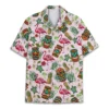 Tropical Tiki Flamingo And Tiki Unisex Hawaiian Shirt Aloha Shirt HWBN2765687 - Beltina