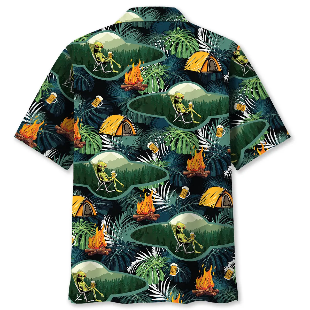 camping-alien-chillin-beer-hawaiian-shirt-2
