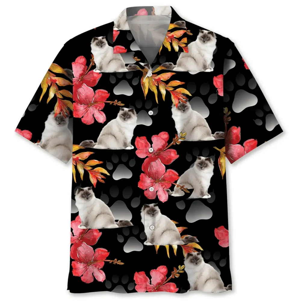 Cat Paw Hawaiian Shirt HWBN2762829 - Beltina