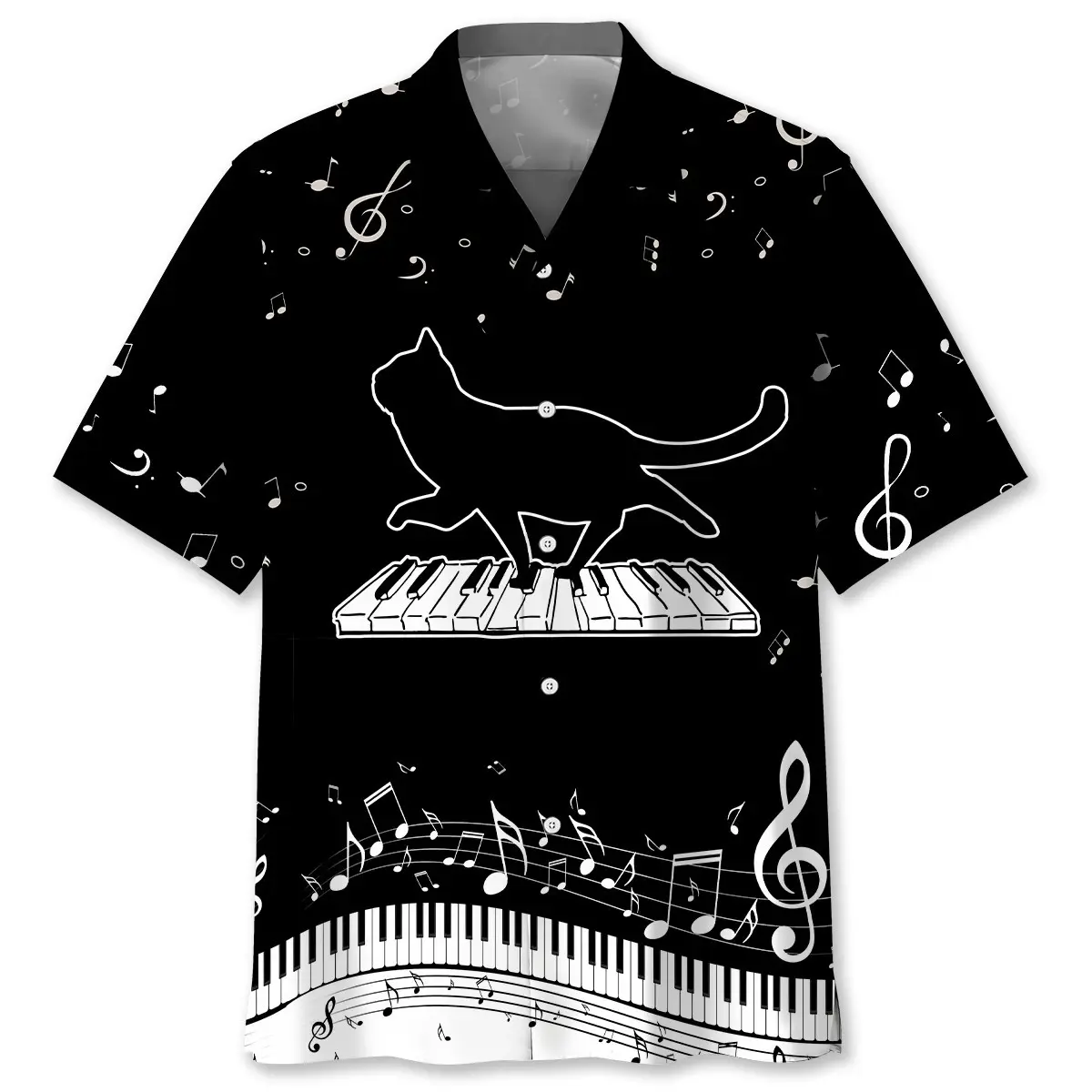 cat-walk-piano-hawaiian-shirt