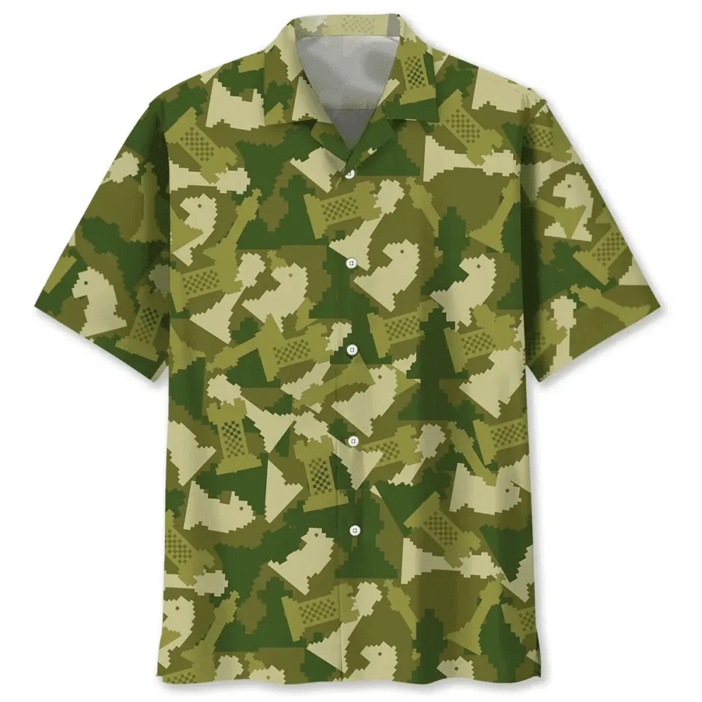 Chess Camo Hawaiian Shirt HWBN2762088 - Beltina