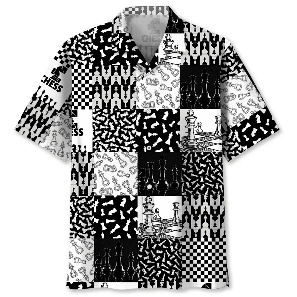 Chess Caro Hawaiian Shirt HWBN2762084 - Beltina
