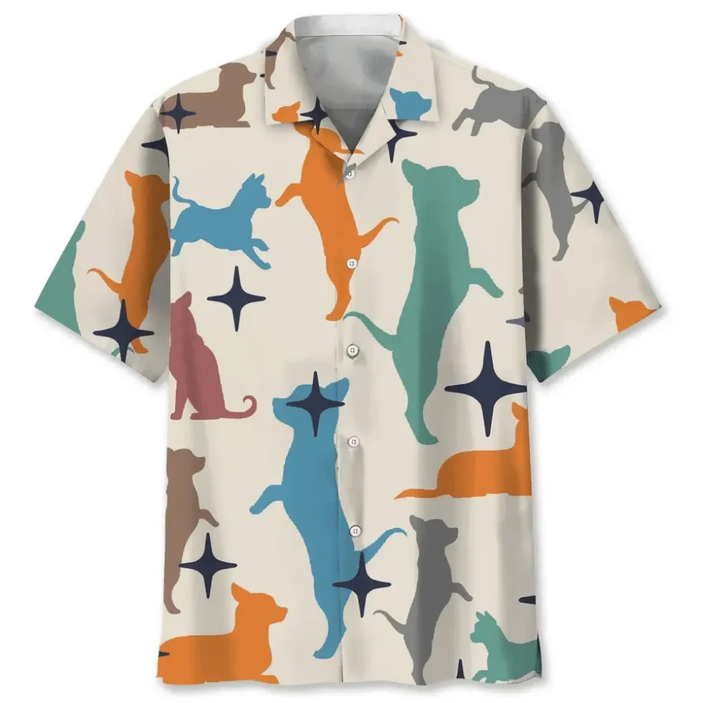 Chiahuahua Colorful Hawaiian Shirt HWBN2762356 - Beltina