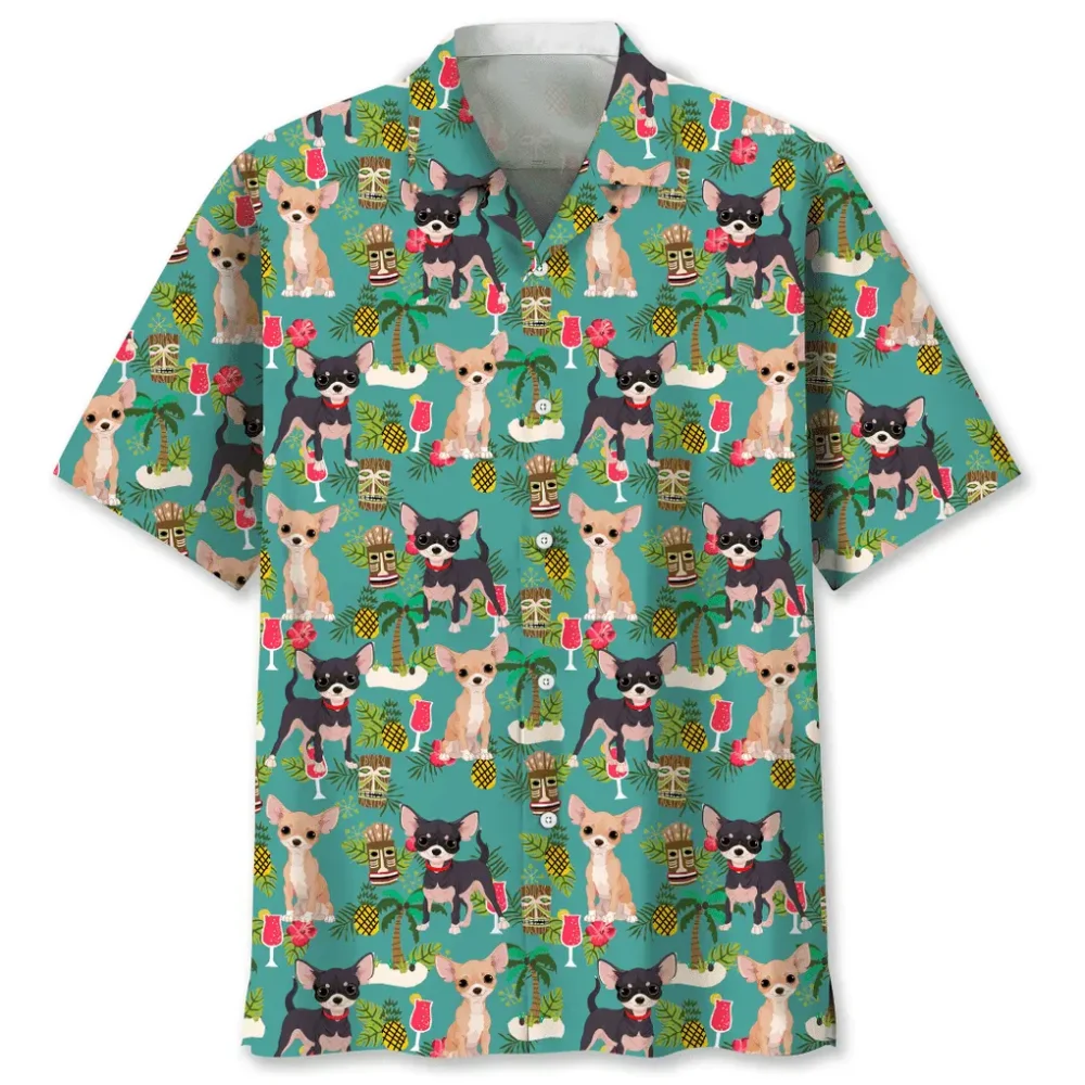 Chihuahua Hawaiian Beach Hawaiian Shirt HWBN2762129 - Beltina