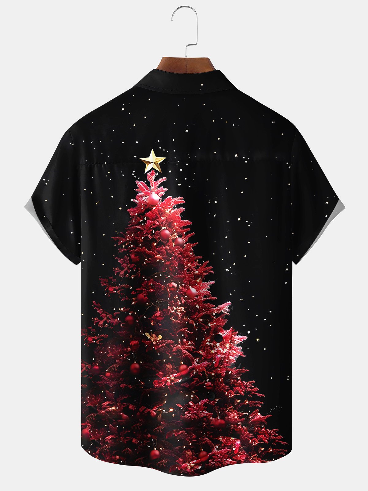 christmas-holiday-christmas-tree-snowflake-3d-hawaiian-shirt-1