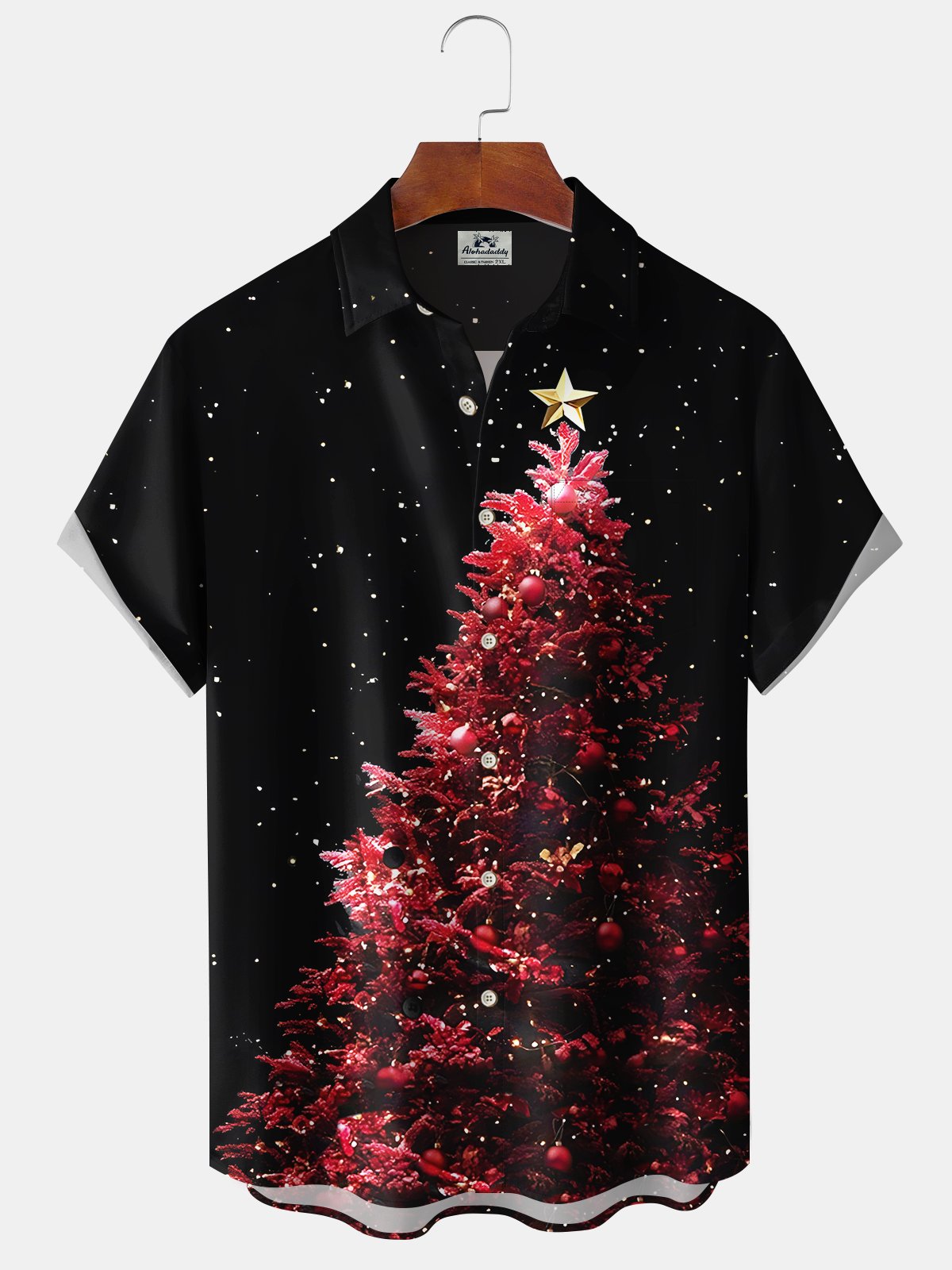 christmas-holiday-christmas-tree-snowflake-3d-hawaiian-shirt