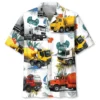 Colorful Concrete Mixer Truck Hawaiian Shirt HWBN2764017 - Beltina