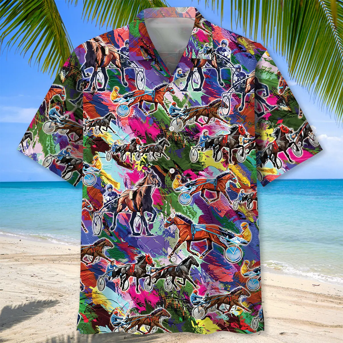 colorful-horse-harness-racing-hawaiian-shirt-1