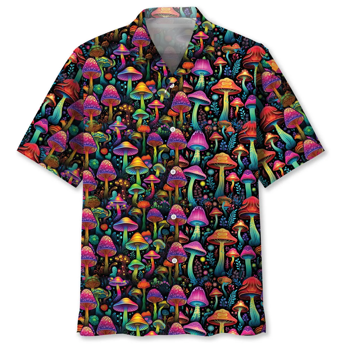 colorful-mushroom-hawaiian-shirt