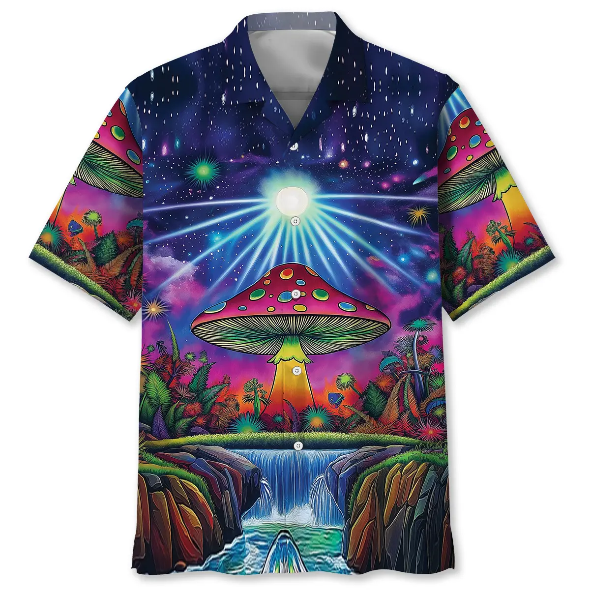 colorful-mushroom-hippie-style-hawaiian-shirt