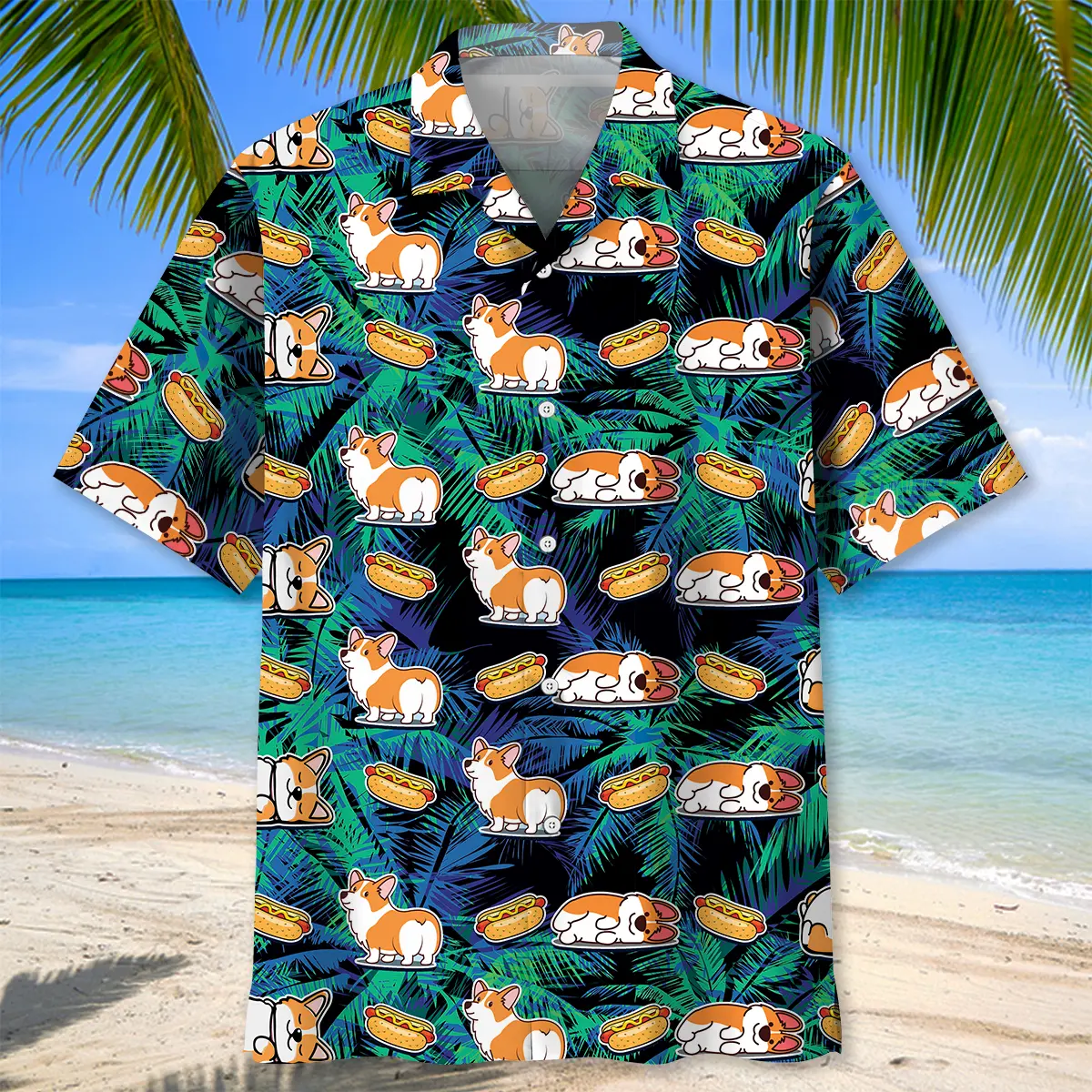 corgi-hotdog-hawaiian-shirt-1