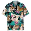 Corgi Tropical Flower Hawaiian Shirt HWBN2763053 - Beltina