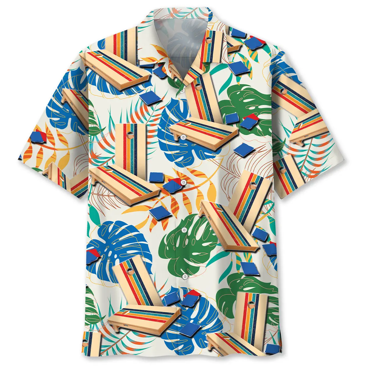 cornhole-retro-tropical-hawaiian-shirt