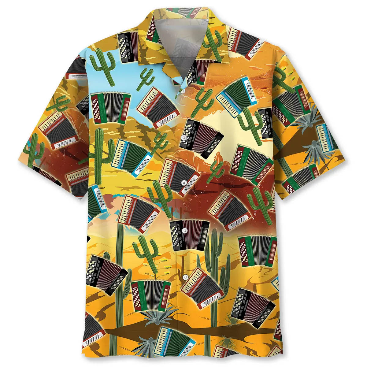 country-cactus-accordion-hawaiian-shirt