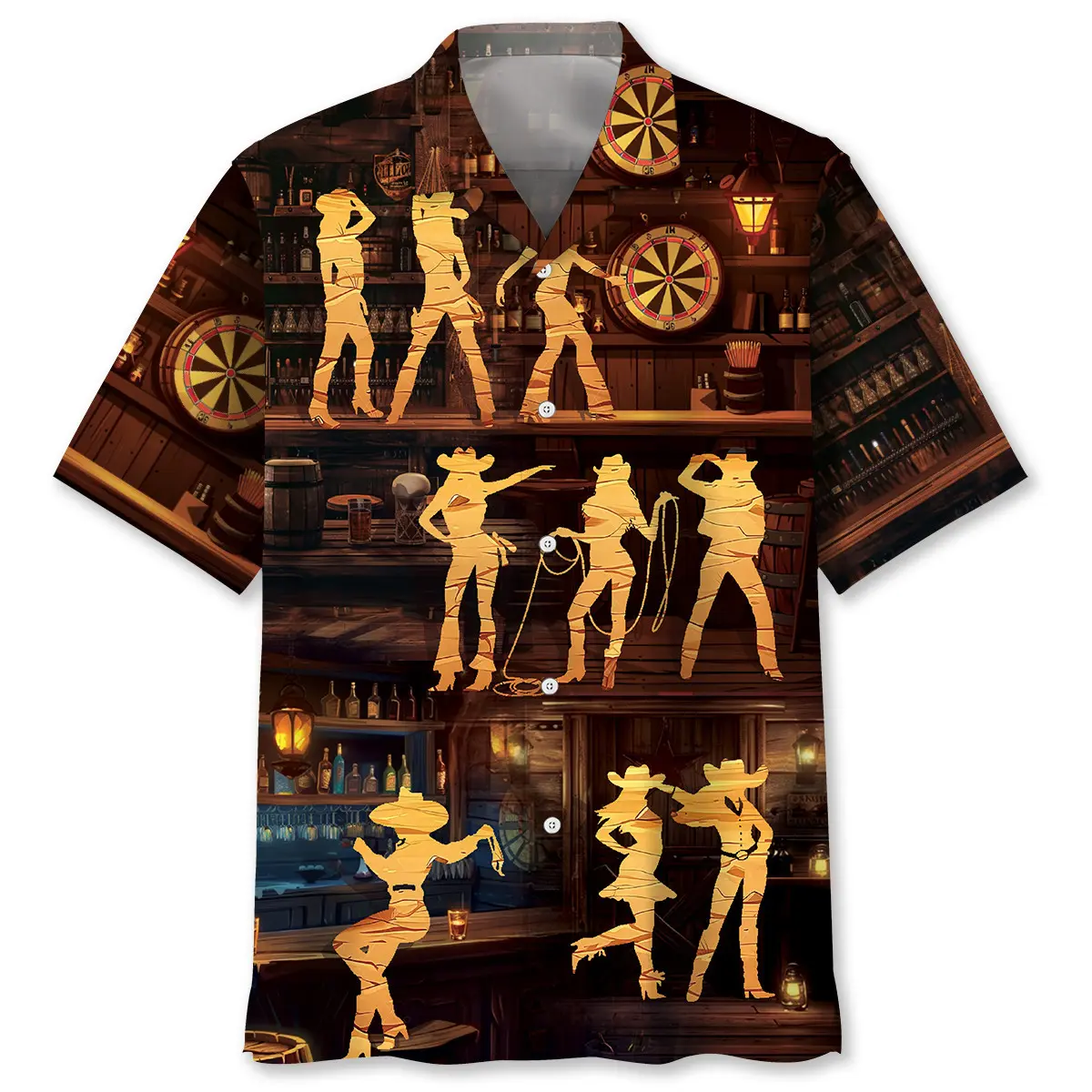cowboy-cowgirl-bar-hawaiian-shirt