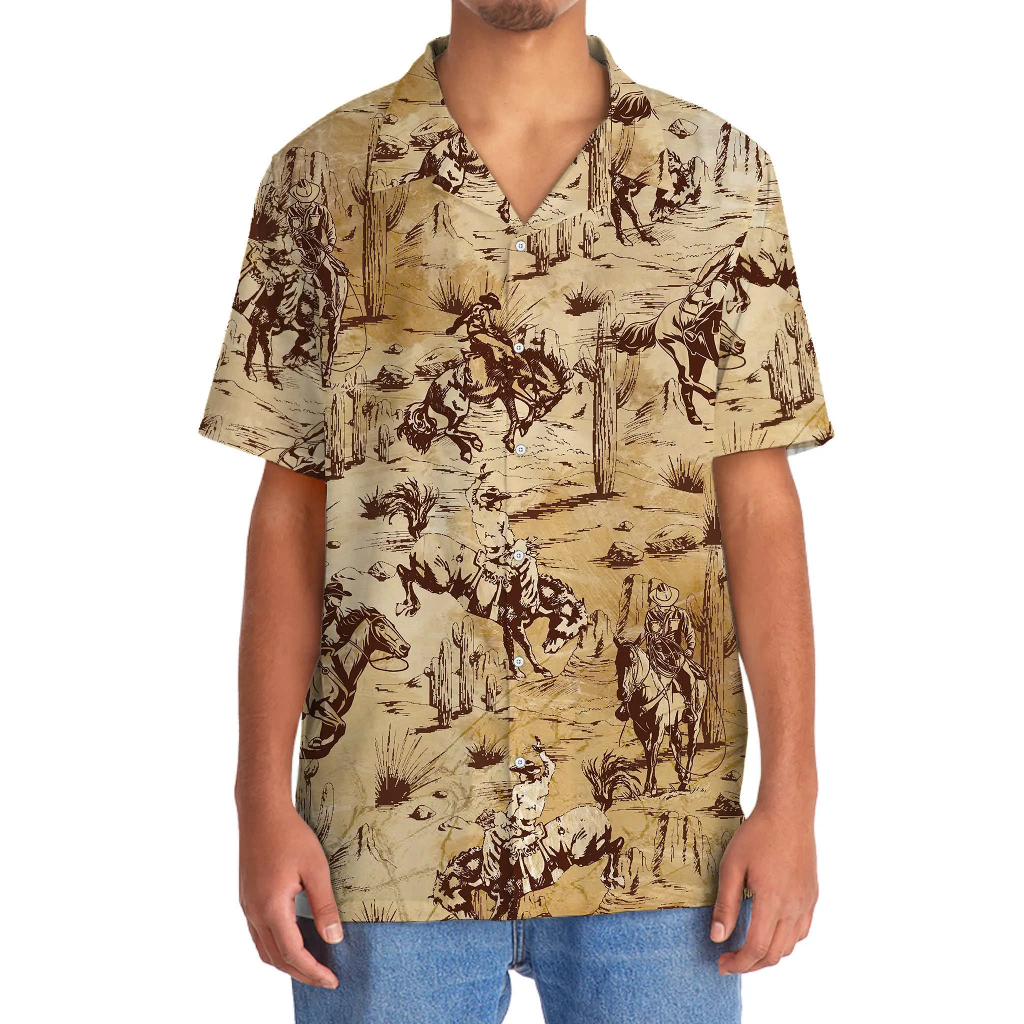 cowboy-riding-horse-hawaiian-shirt-2