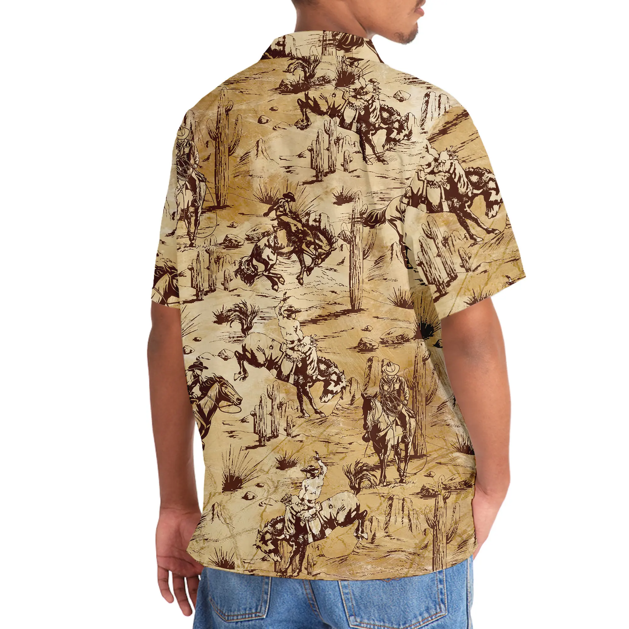 cowboy-riding-horse-hawaiian-shirt-3