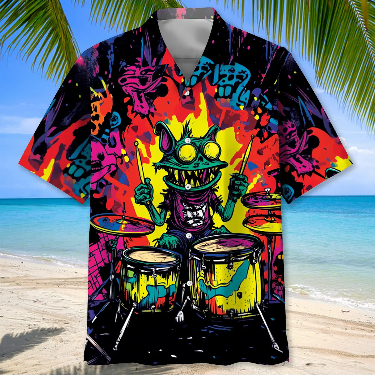 crazy-drum-monster-hawaiian-shirt-2