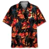 Creepy Black Cat Pumpkins Hawaiian Shirt HWBN2763261 - Beltina