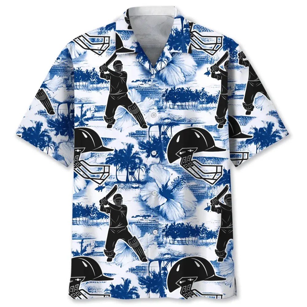 Cricket Blue Nature Hawaiian Shirt HWBN2762159 - Beltina