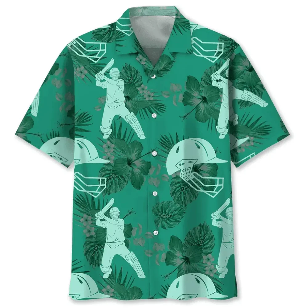 Cricket Kelly Green Hawaiian Shirt HWBN2762165 - Beltina