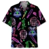 Cricket Neon Hawaiian Shirt HWBN2764344 - Beltina